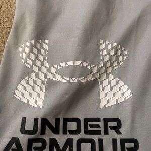 Boys light grey athletic shorts